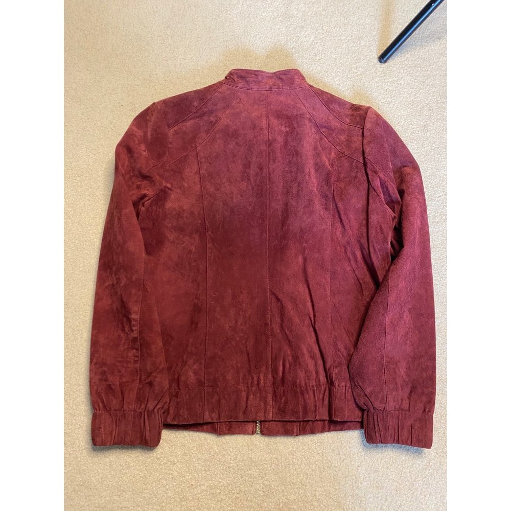 Vintage Dennis by Dennis Basso Suede 90's Bomber Jacket - Picture 4 of 7